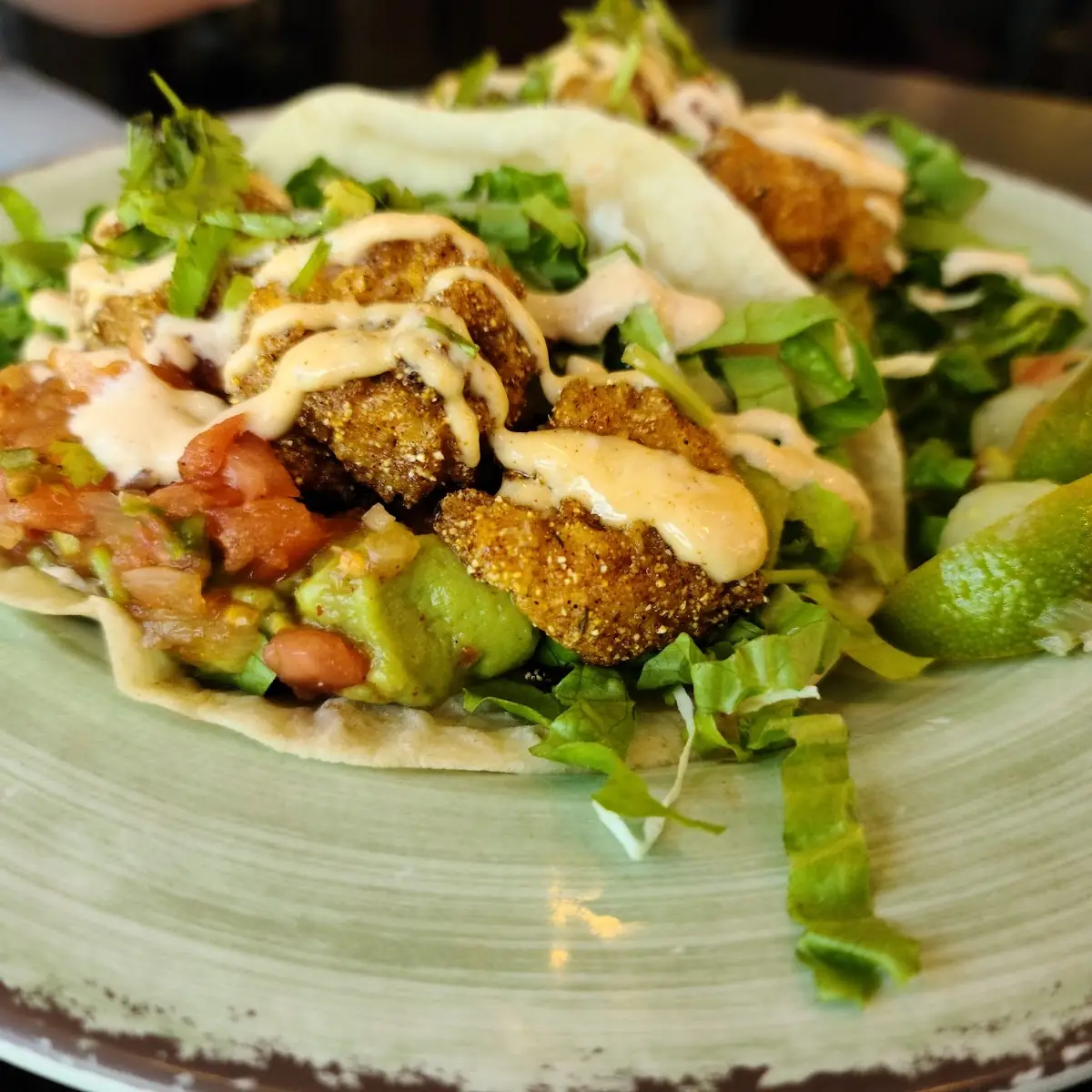 Garlic Shrimp Tacos