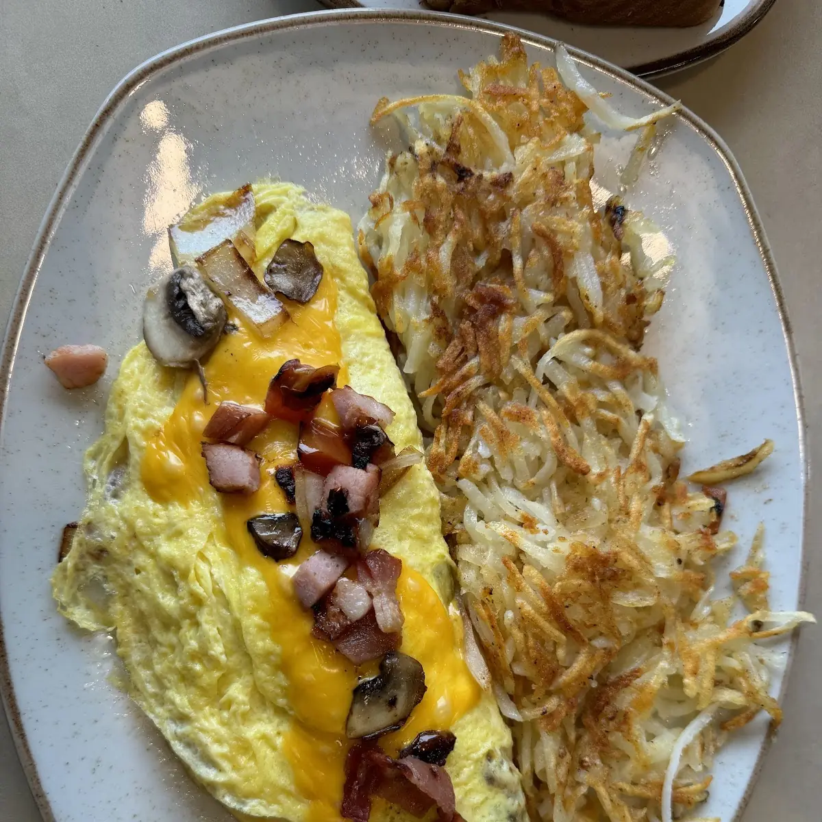 Omelette Hash Browns