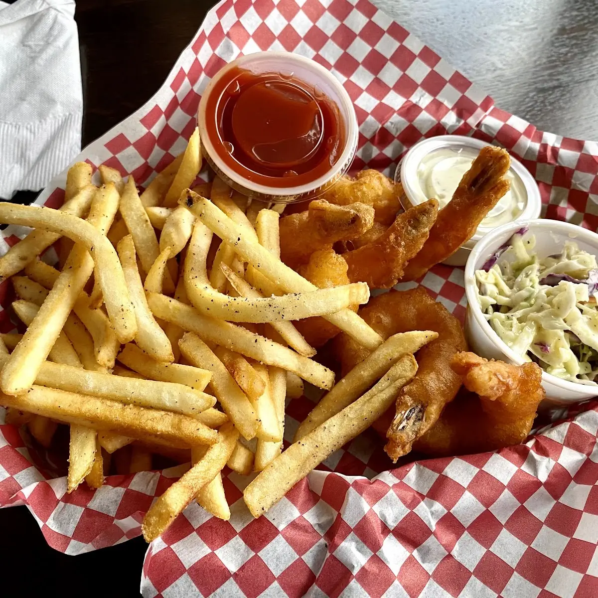 Batter Fried Shrimp Basket
