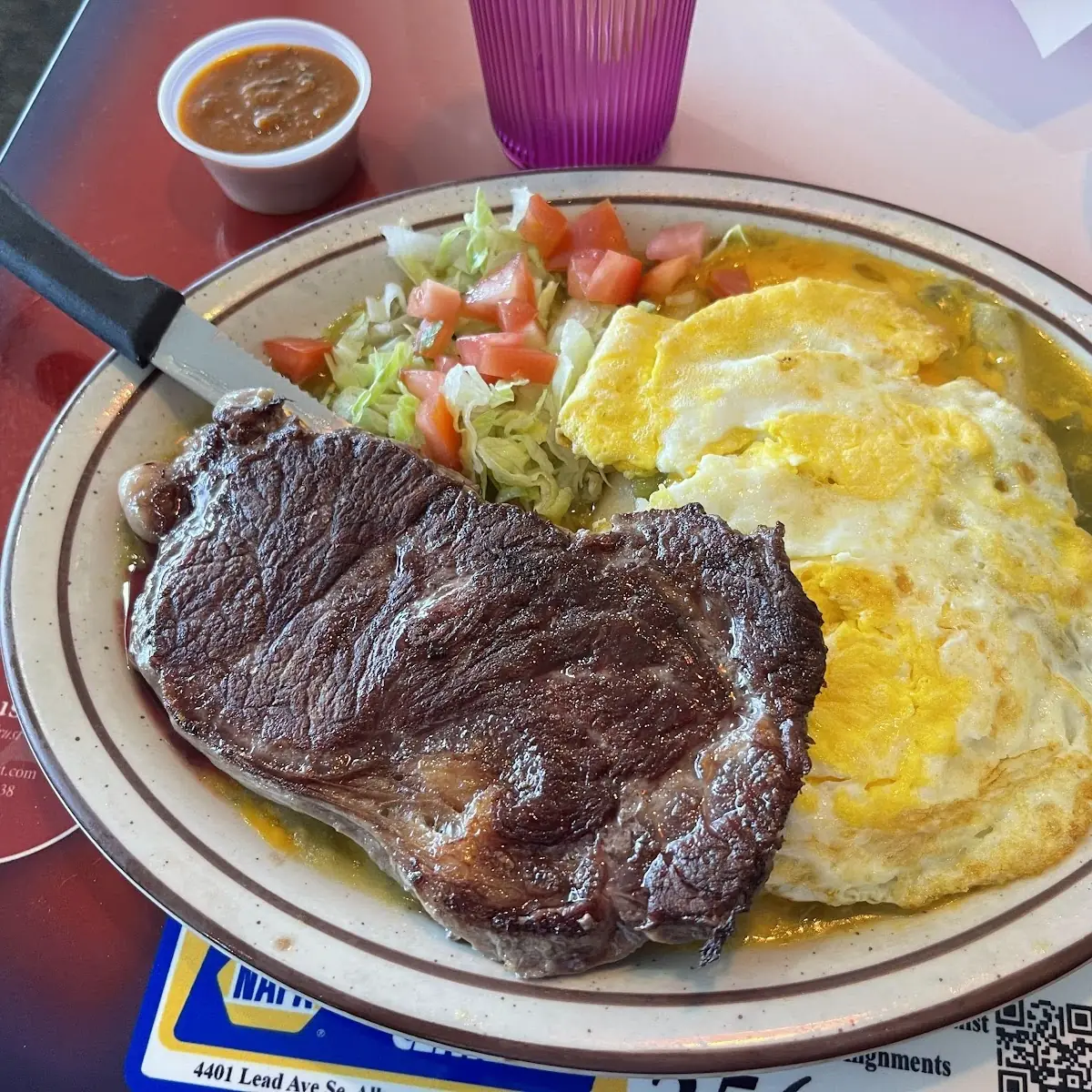 Pork Chop 'N Eggs