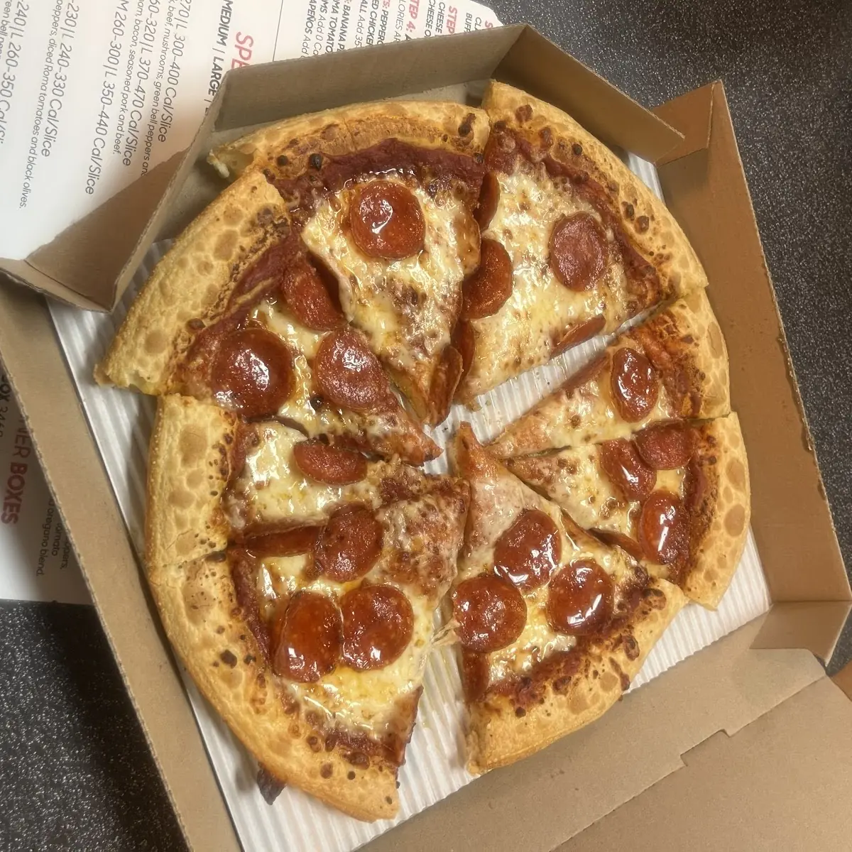 Pepperoni and Ham Stuffed Crust Pizza