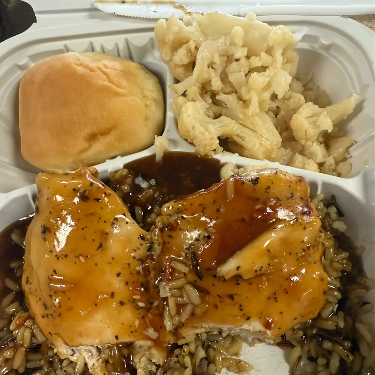 Teriyaki Chicken on Wild Rice