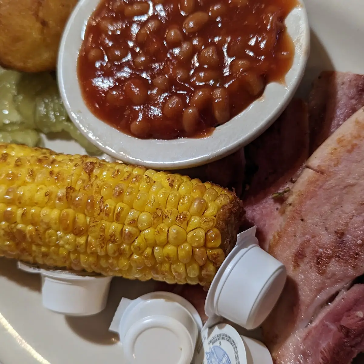 Corn on the Cob Baked Beans