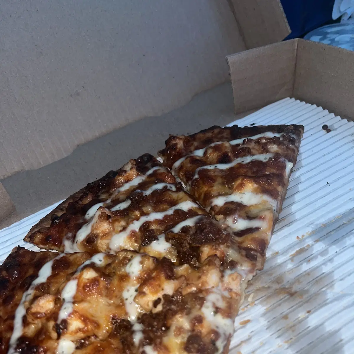 Thin Crust BBQ Chicken Pizza