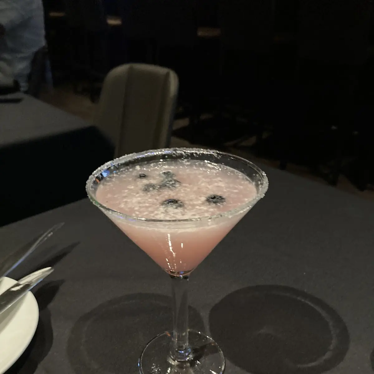 Blueberry Lemon Drop Martini