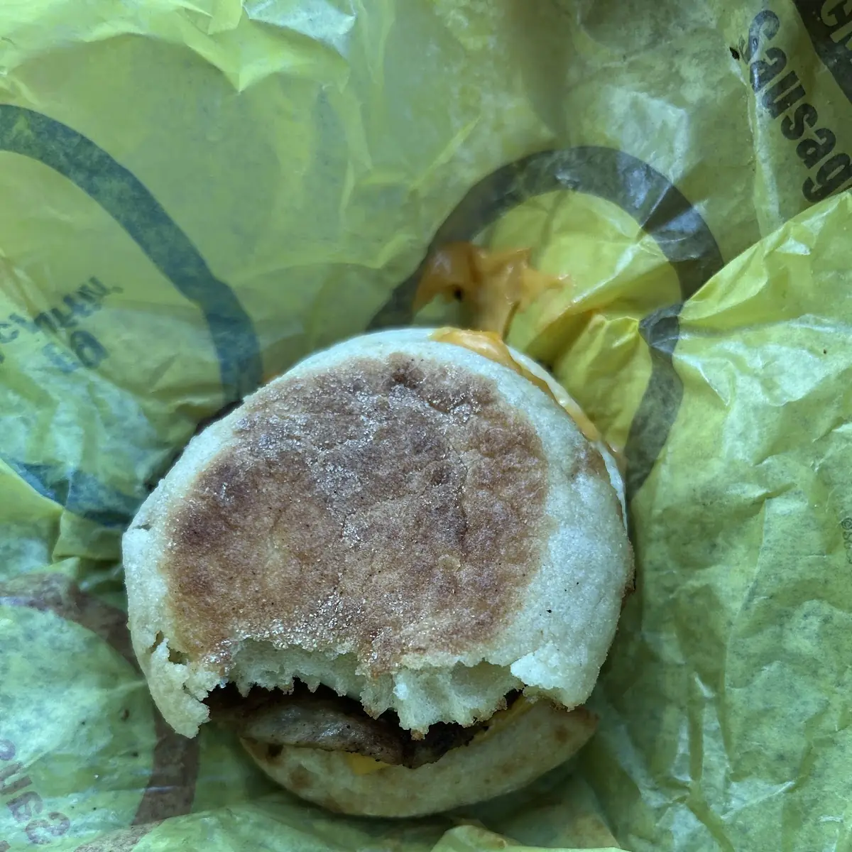 Sausage Egg and Cheese Sandwich