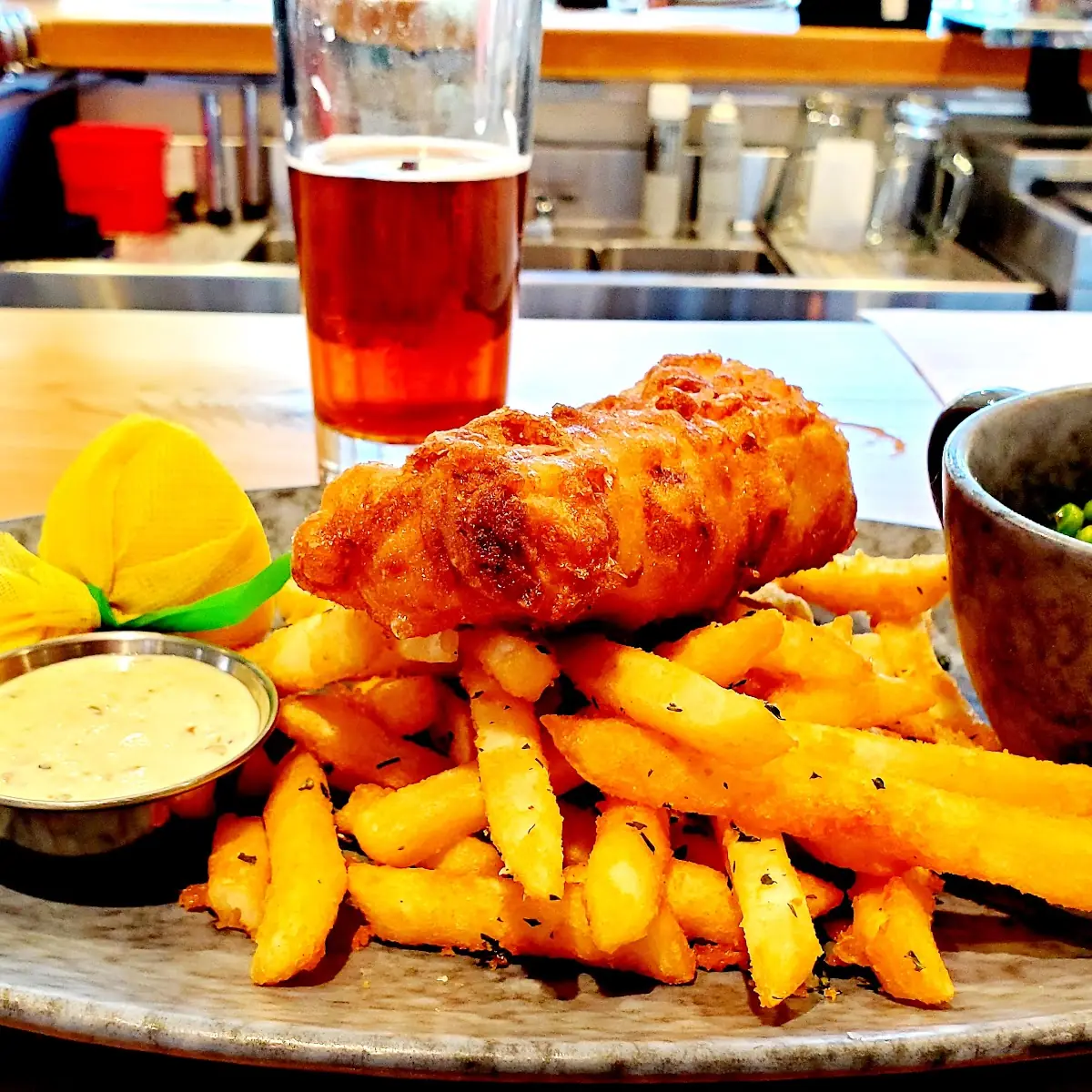 Alaskan Cod Fish and Chips