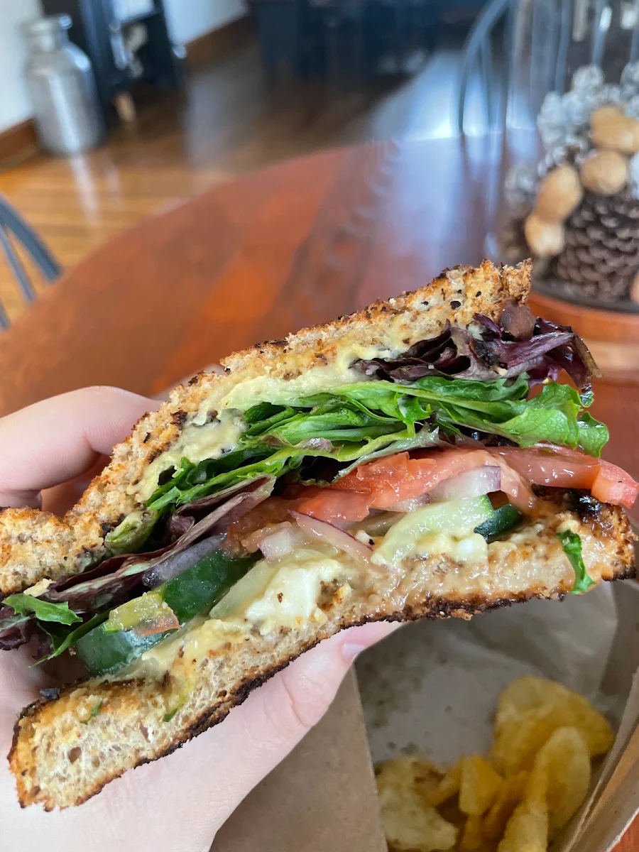 Hummus Veggie Sandwich