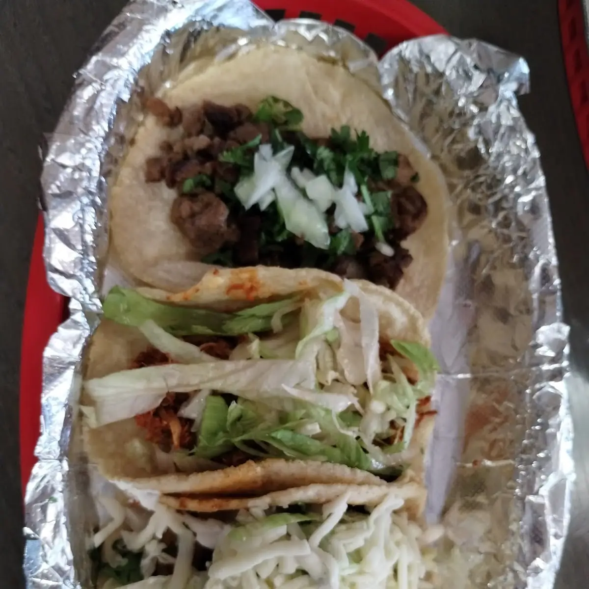 Street Tacos with Lime Wedges