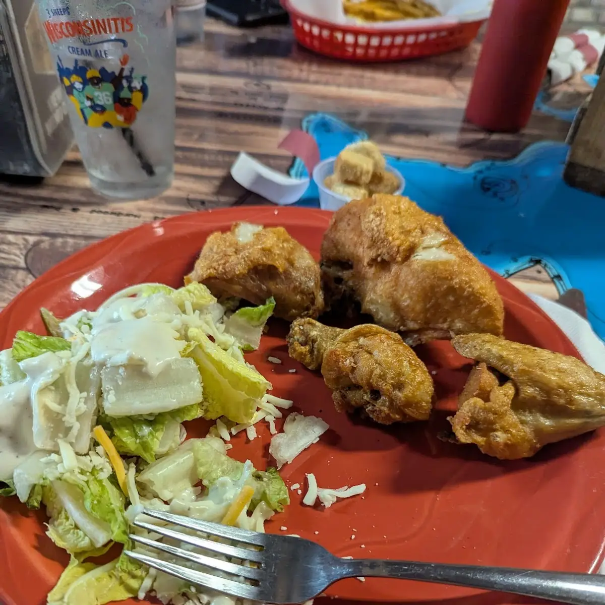 Chicken with Side Salad