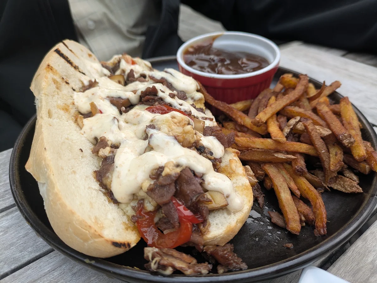 Open Face Steak Sandwich