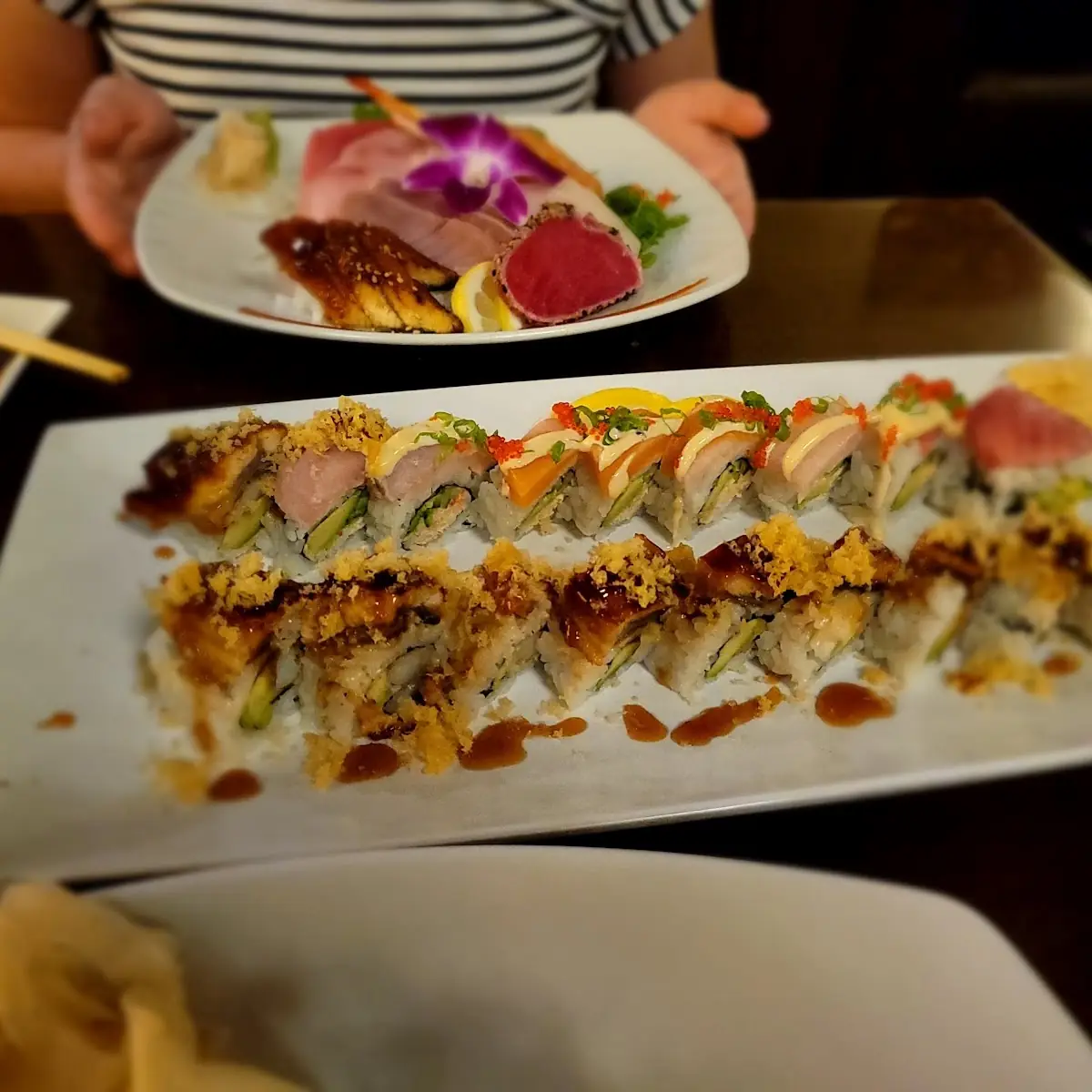 Snow Crab and Dragon Roll