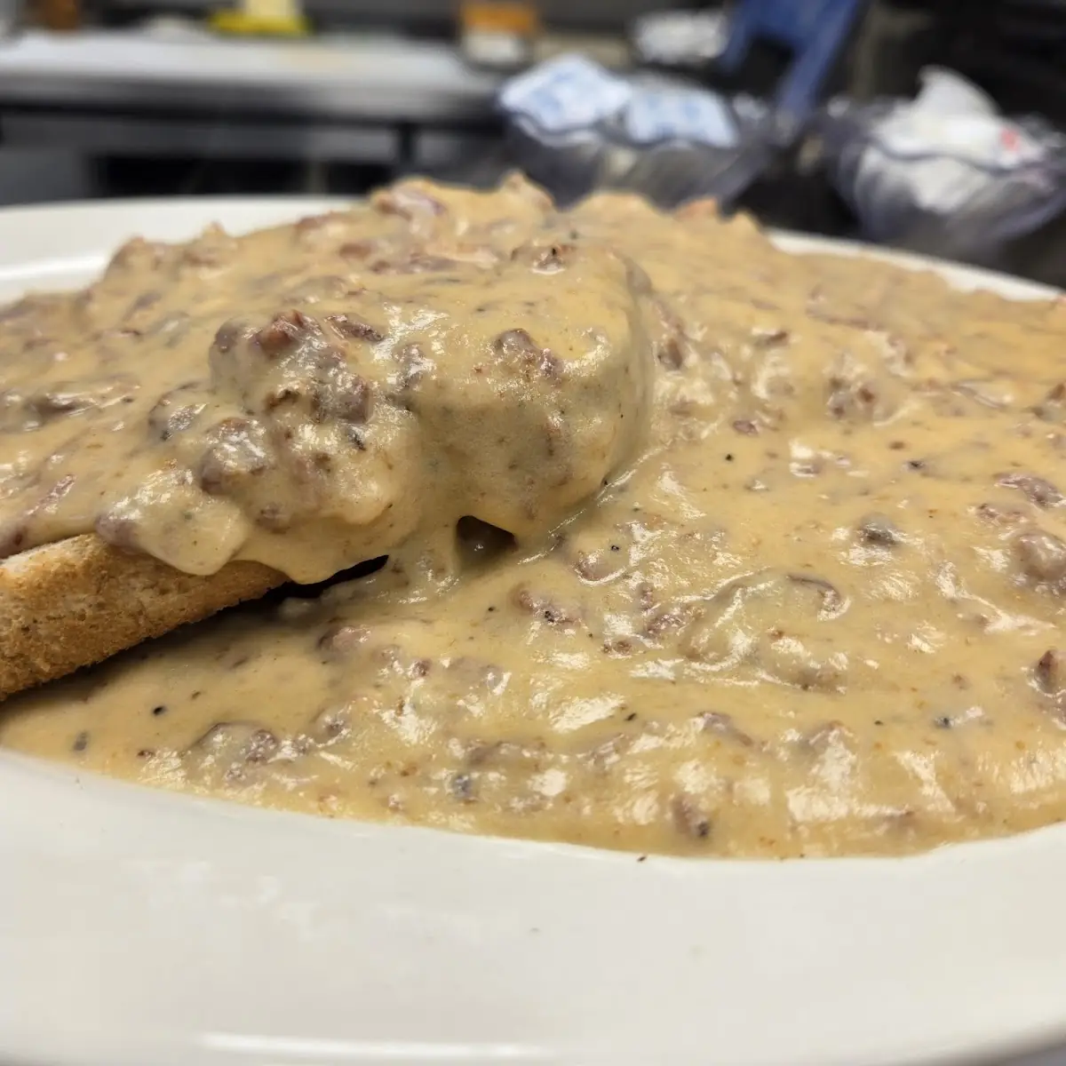 Sausage Gravy & Biscuits