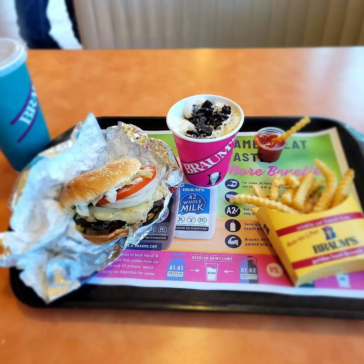 6 with Oreo Milkshake