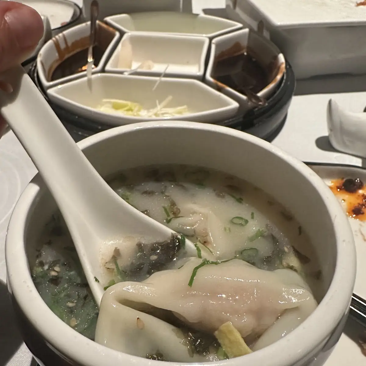 Matsutake Duck Wonton Soup