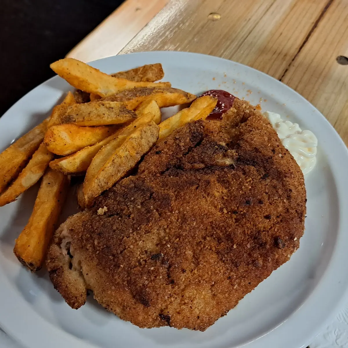 Cordon Bleu and Fries