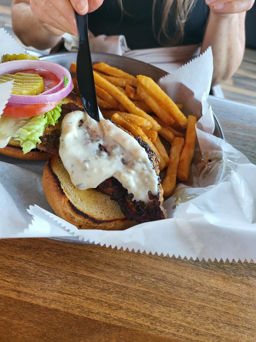 Blackened Grouper Sandwich