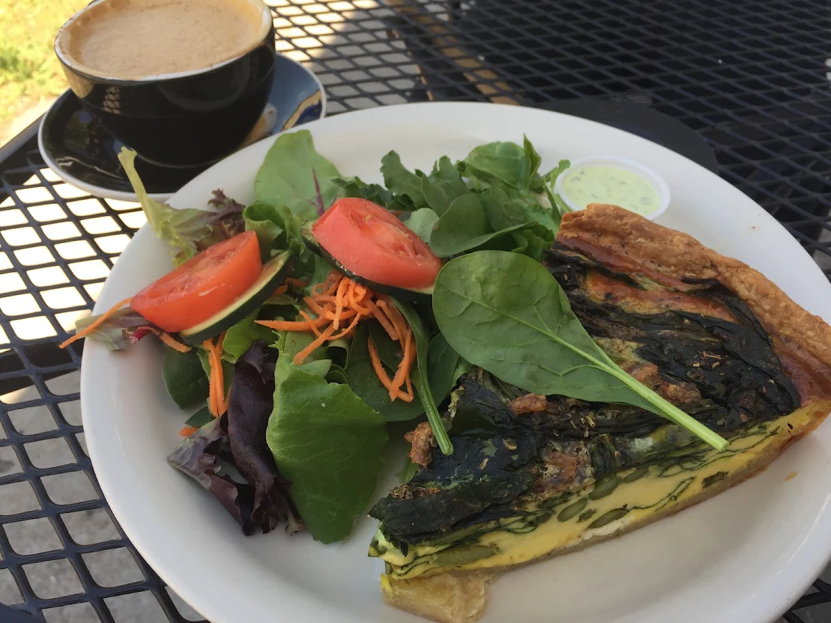 Quiche and Salad