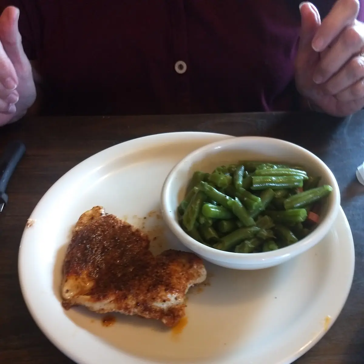 Blackened Chicken with Green Beans