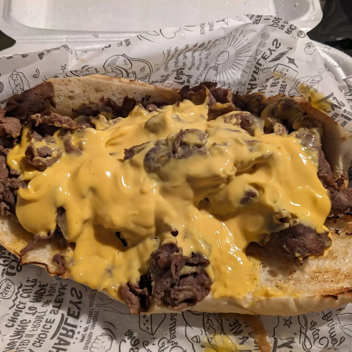 Philly Cheesesteak Sandwich