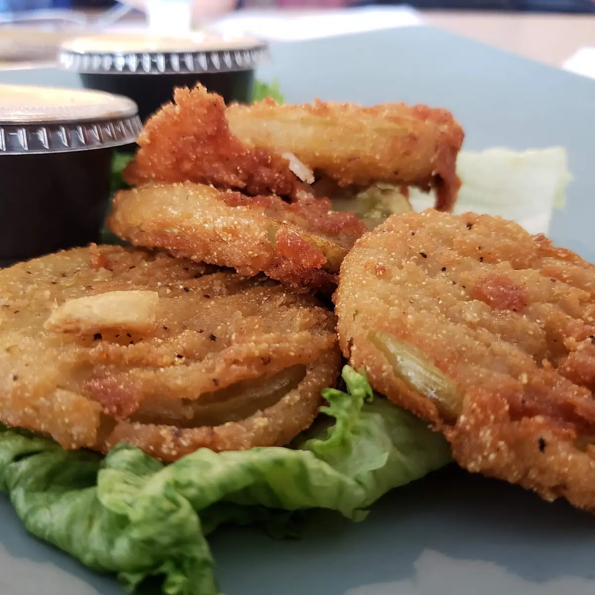 Hand Cut Fried Green Tomatoes