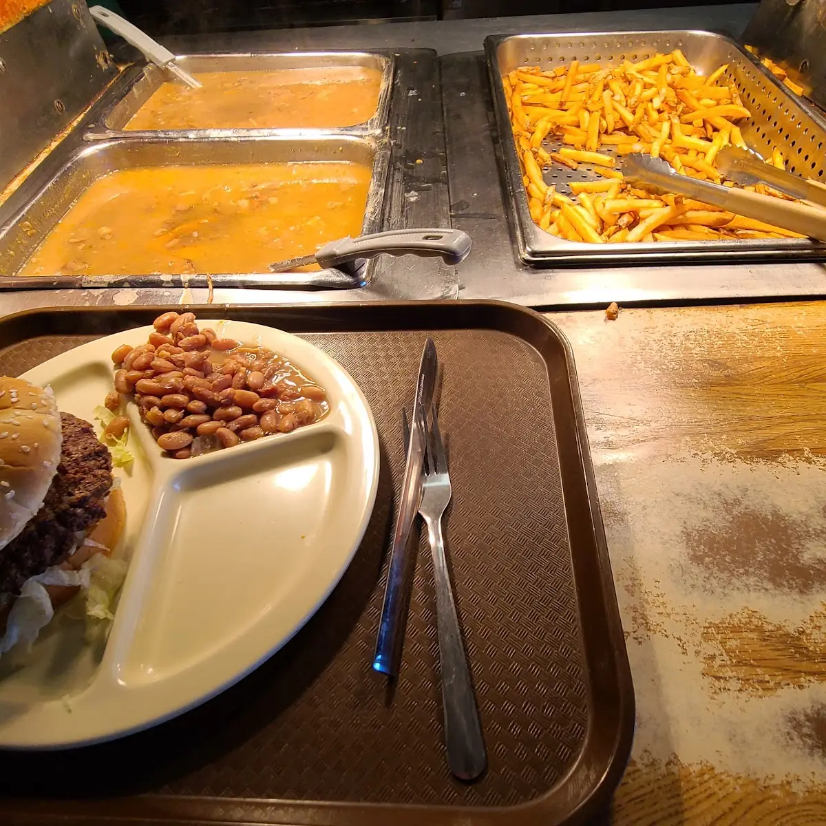 All You Can Eat Beans Fries