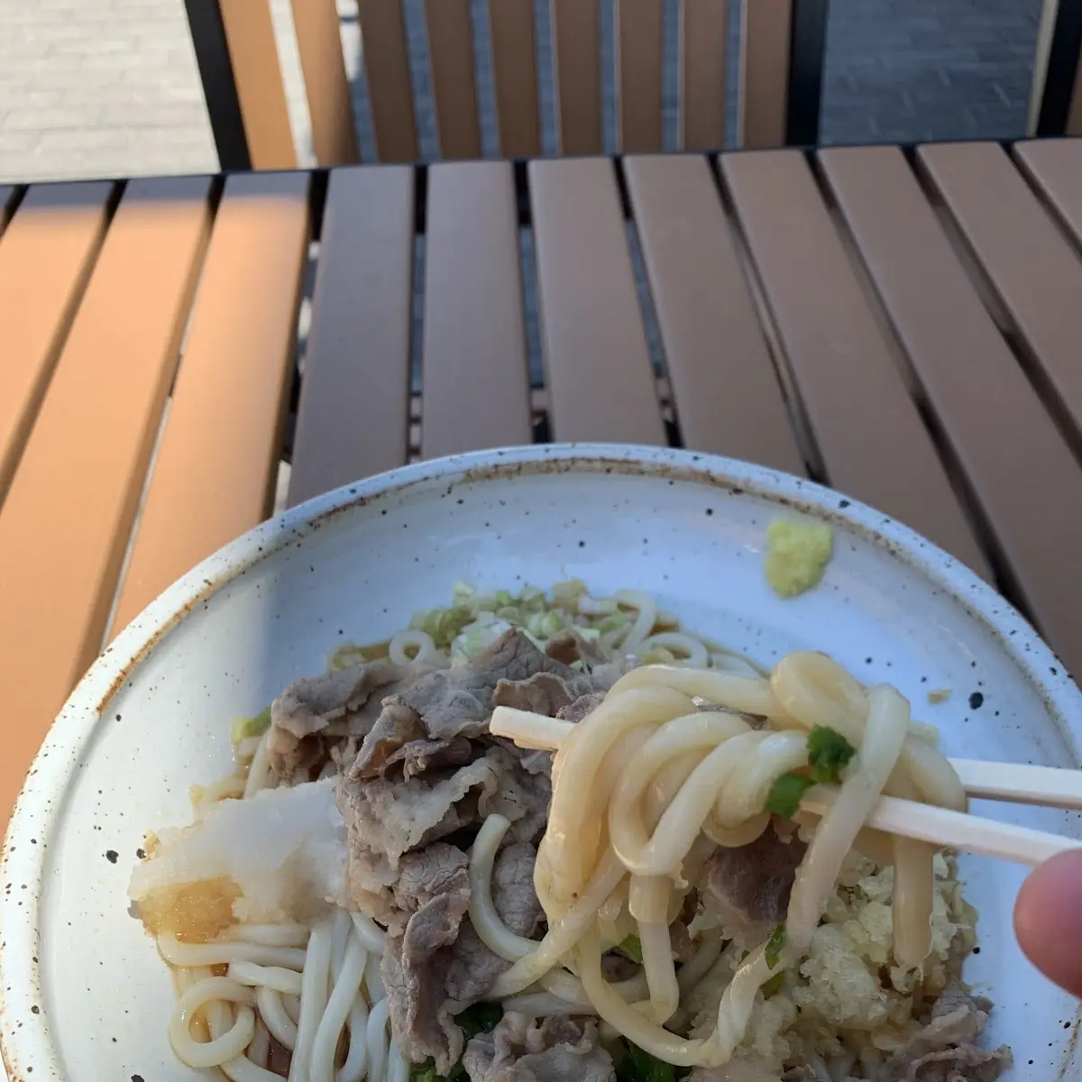 Beef Udon Cold