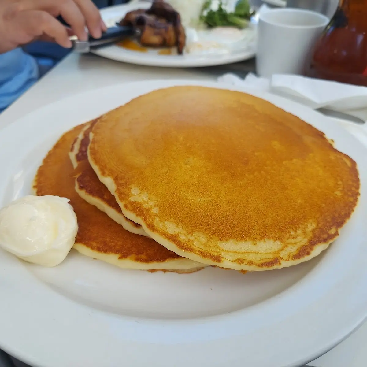 Short Stack Pancakes with a Side of Bacon