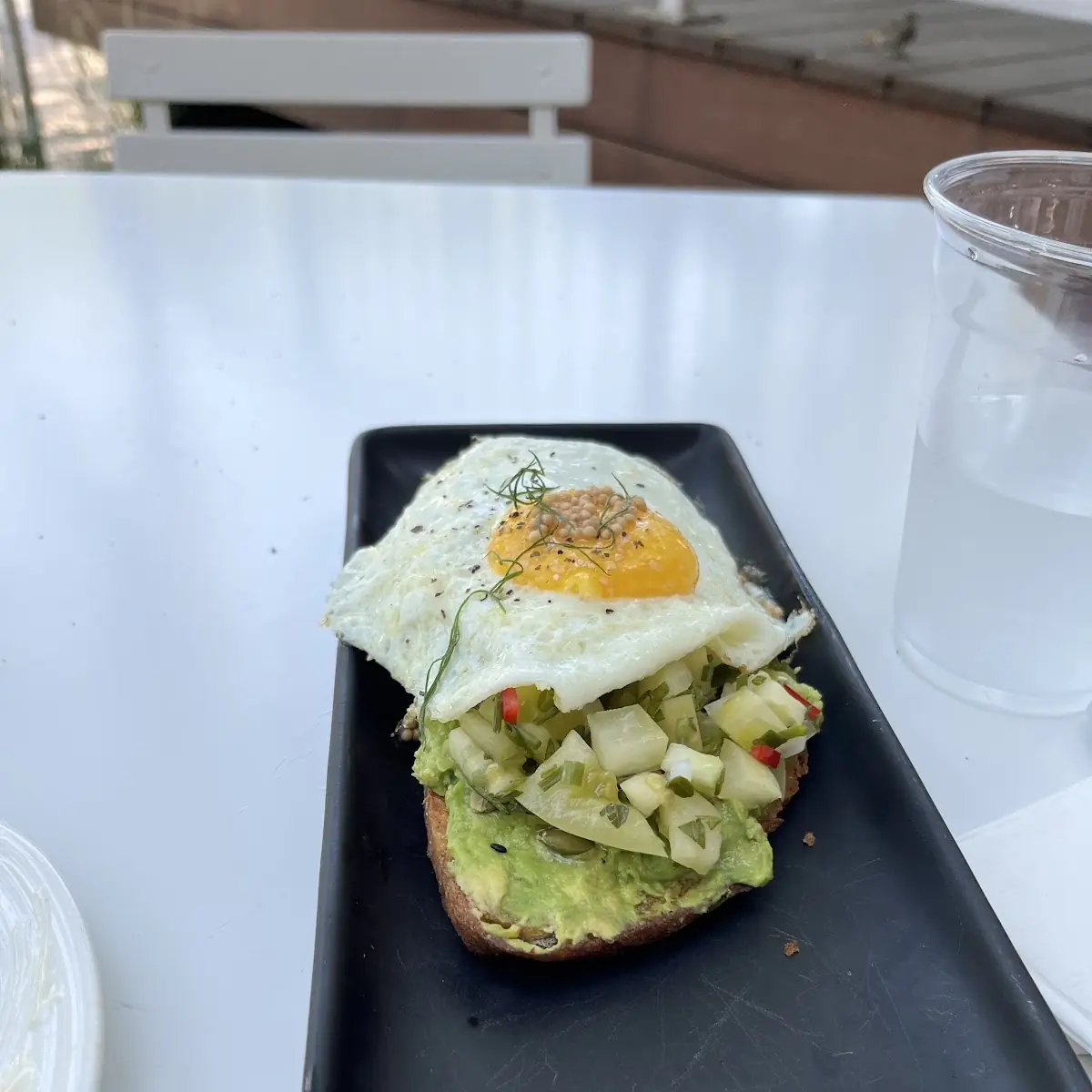 Avocado Toast and Sunny Side Up Egg
