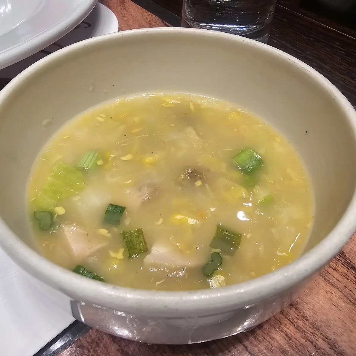 Sweet Corn Chicken Soup