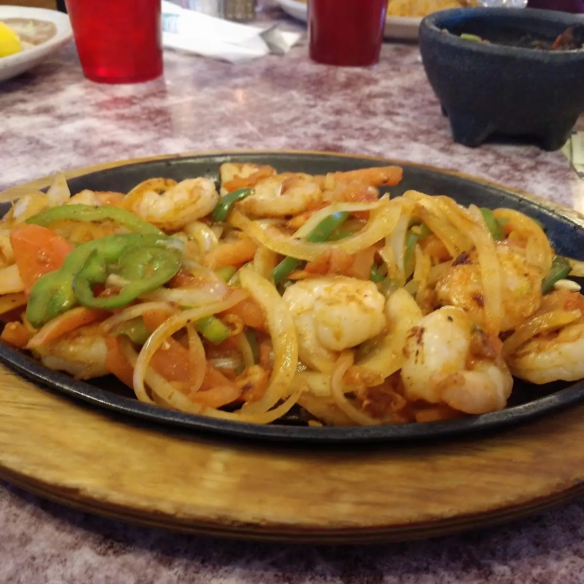 Chicken and Shrimp Fajitas