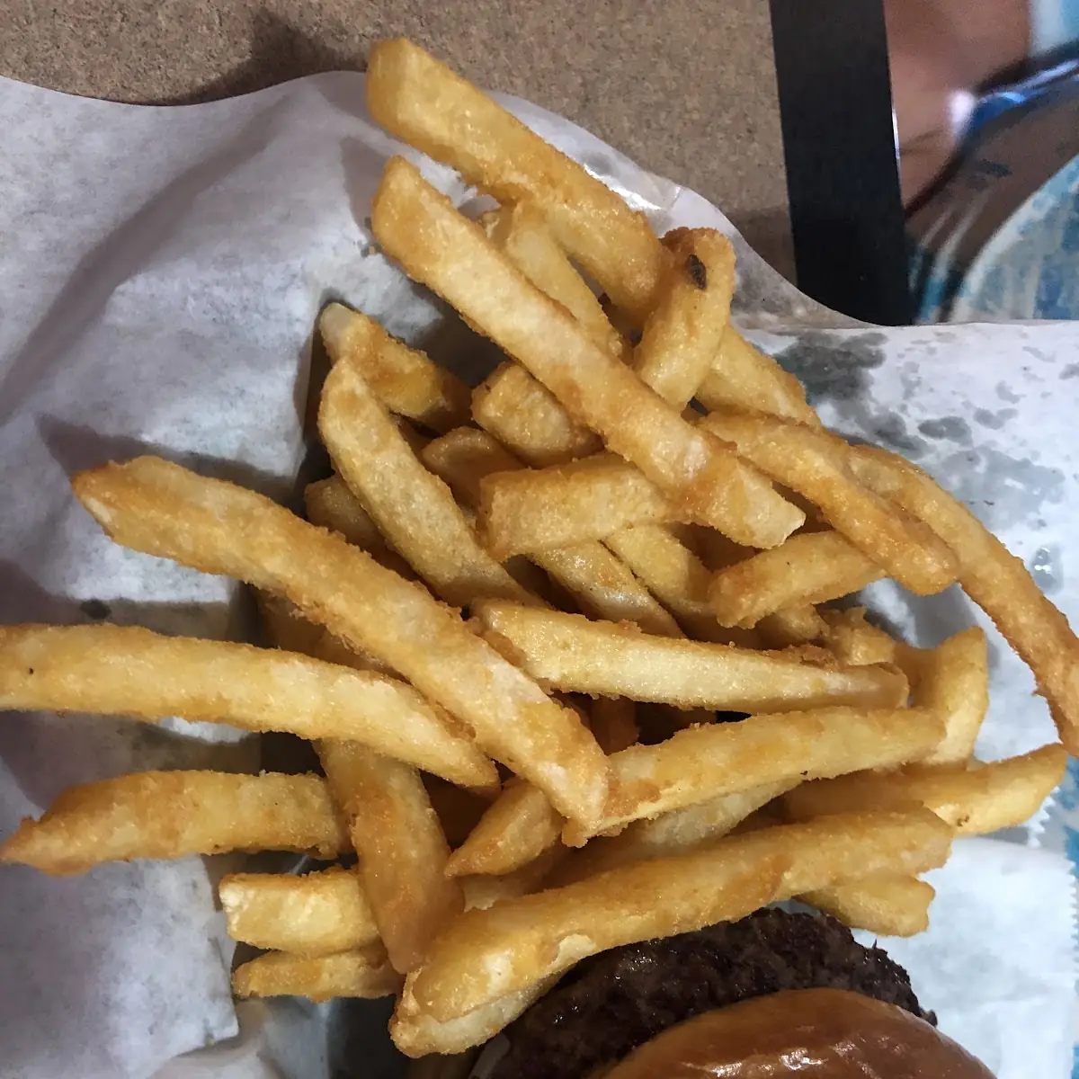 Double Cheeseburger and Fries