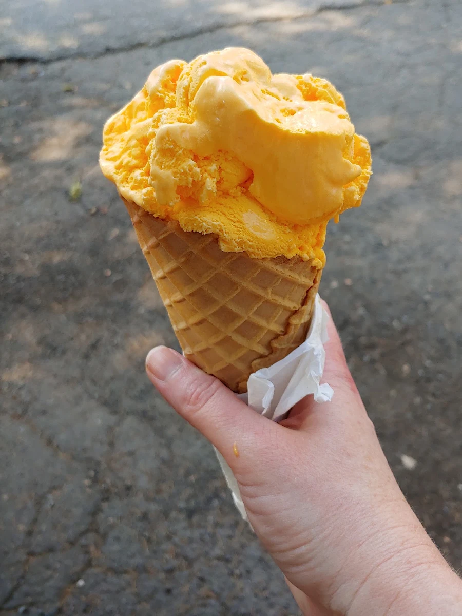 A Small Waffle Cone