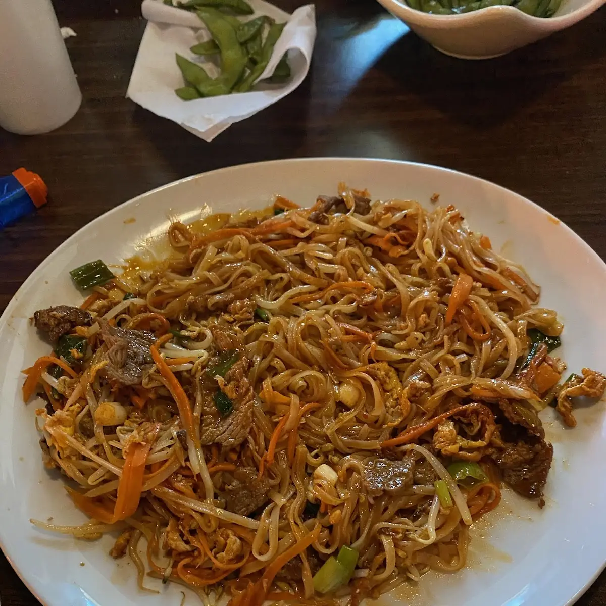 Combination Beef Chicken Shrimp Pad Thai