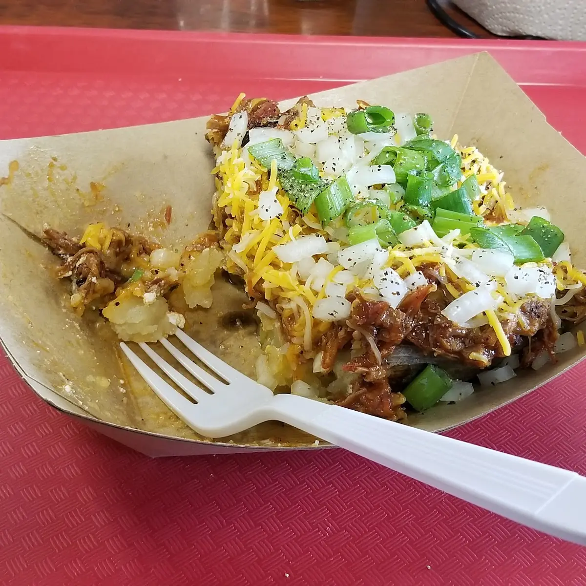 BBQ Baked Potato with Chives