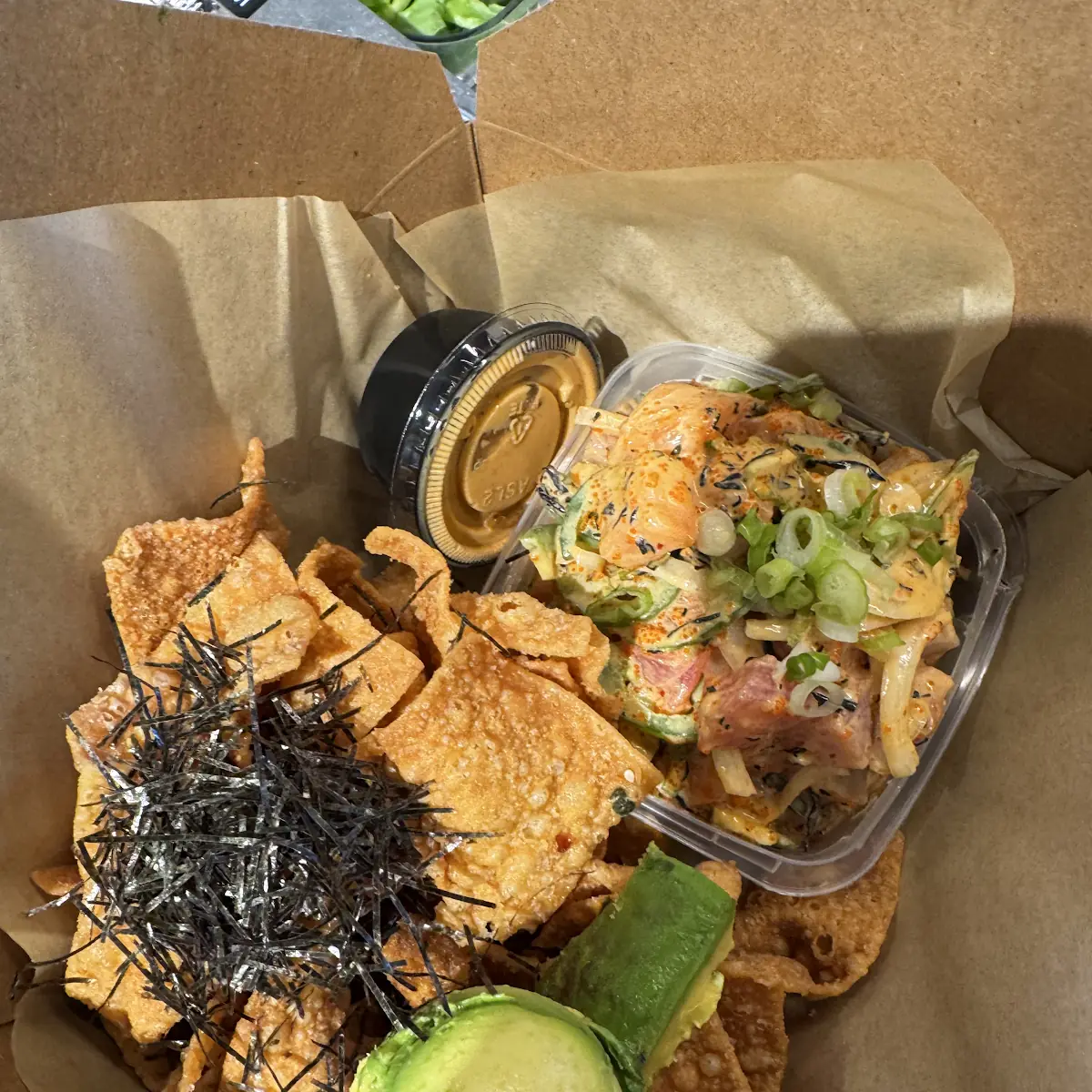 Ahi Poke Wonton Nachos