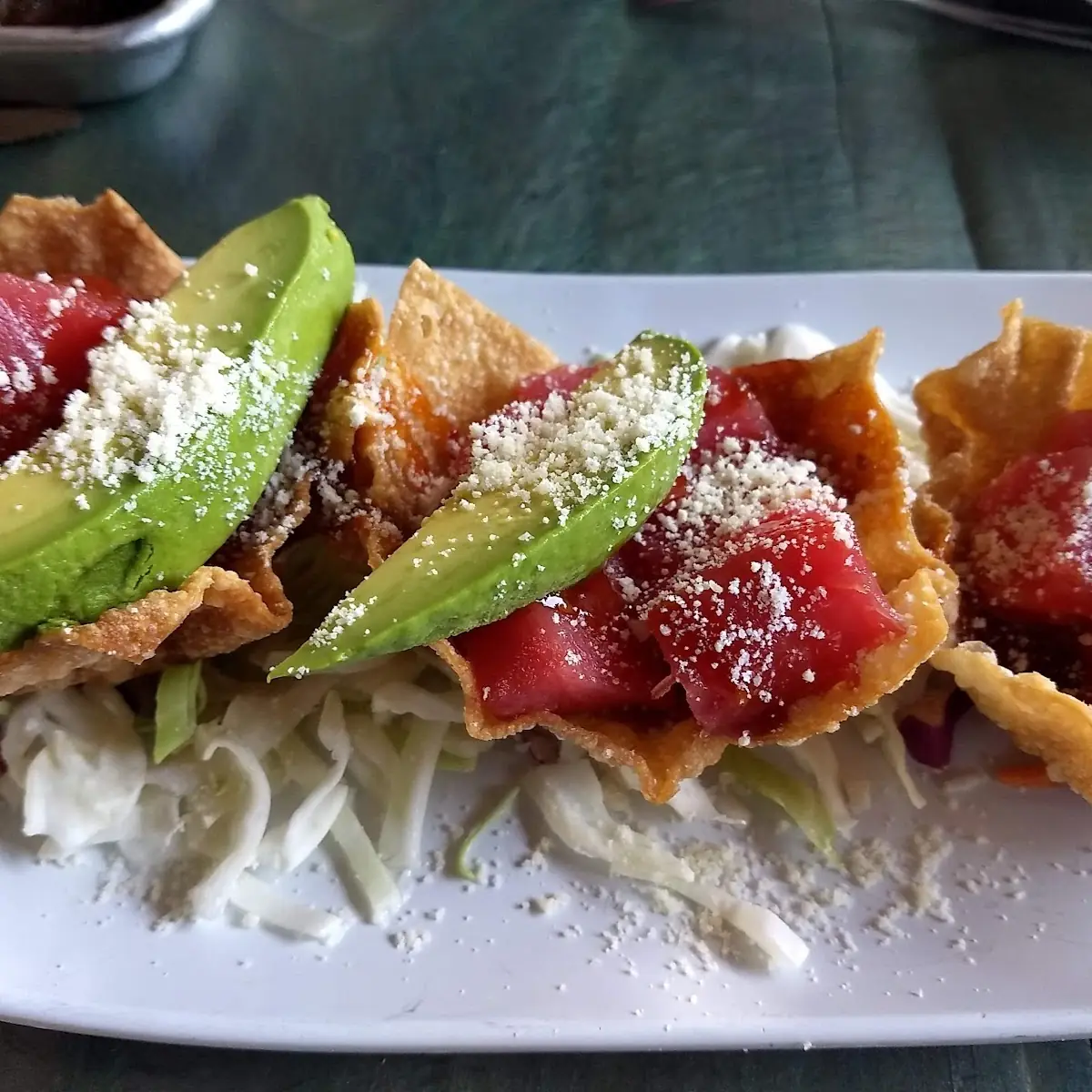 Ahi Tuna Taco Plate