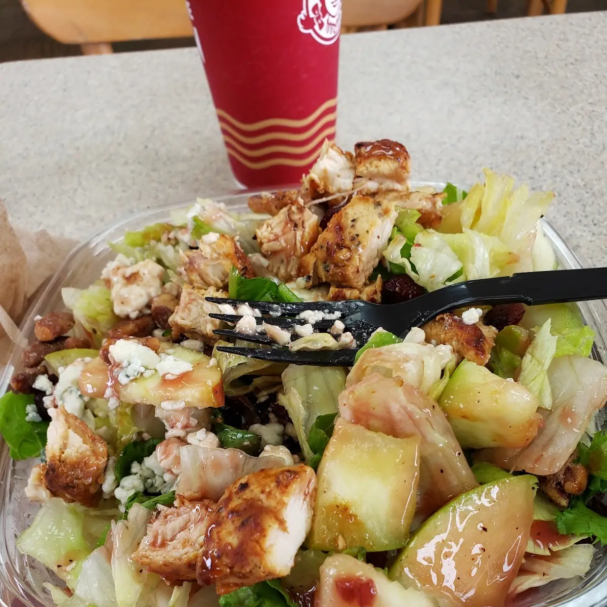 Apple Pecan Grilled Chicken Salad
