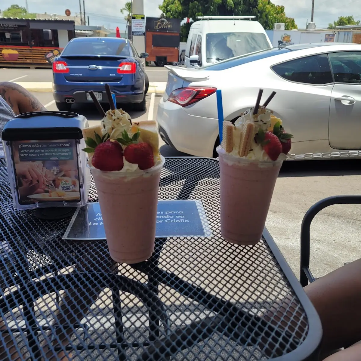 Frappe De Strawberry Cheesecake