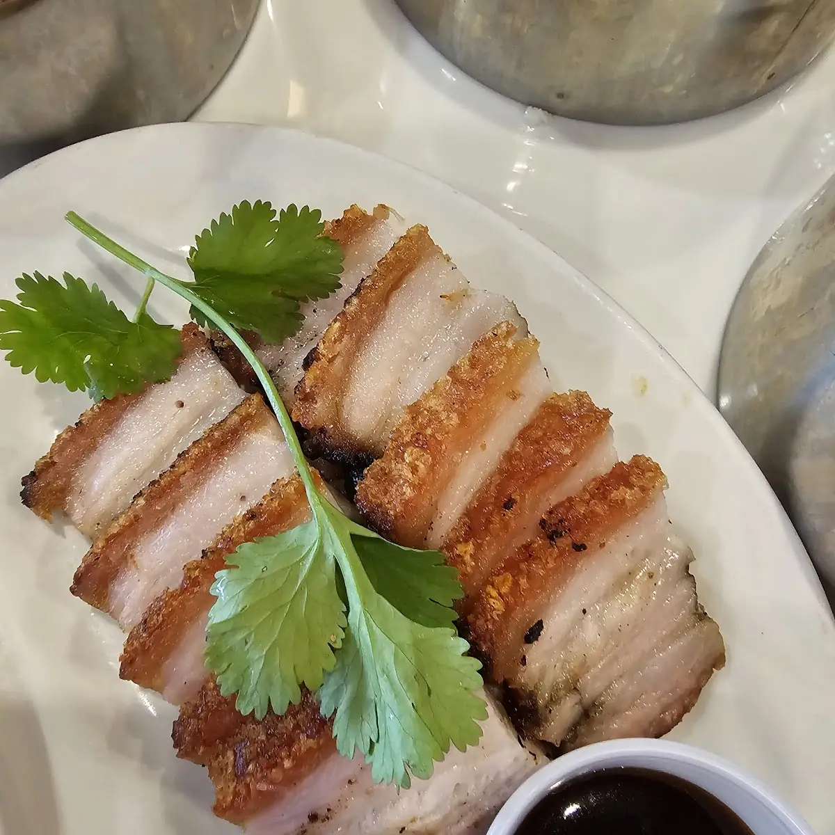 Oyster w Roasted Pork Belly