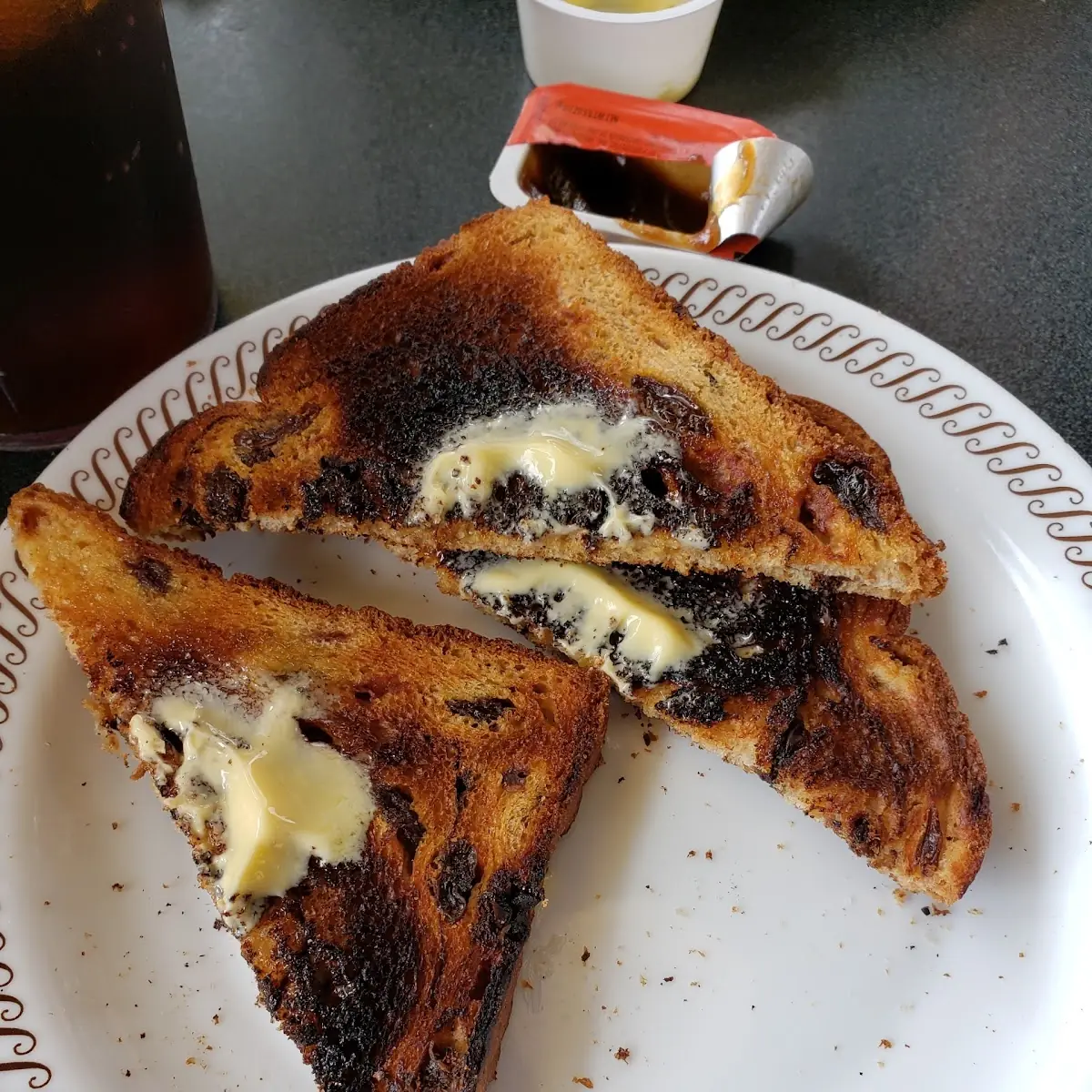 Cheese N' Eggs with Raisin Toast