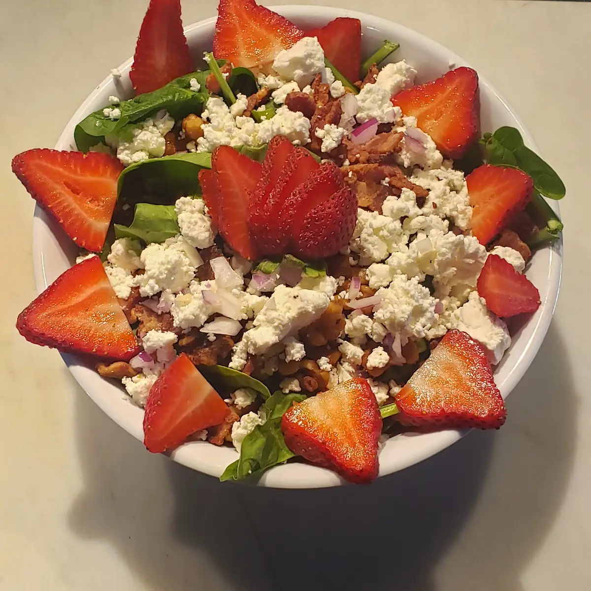 Stawberry Spinach Salad