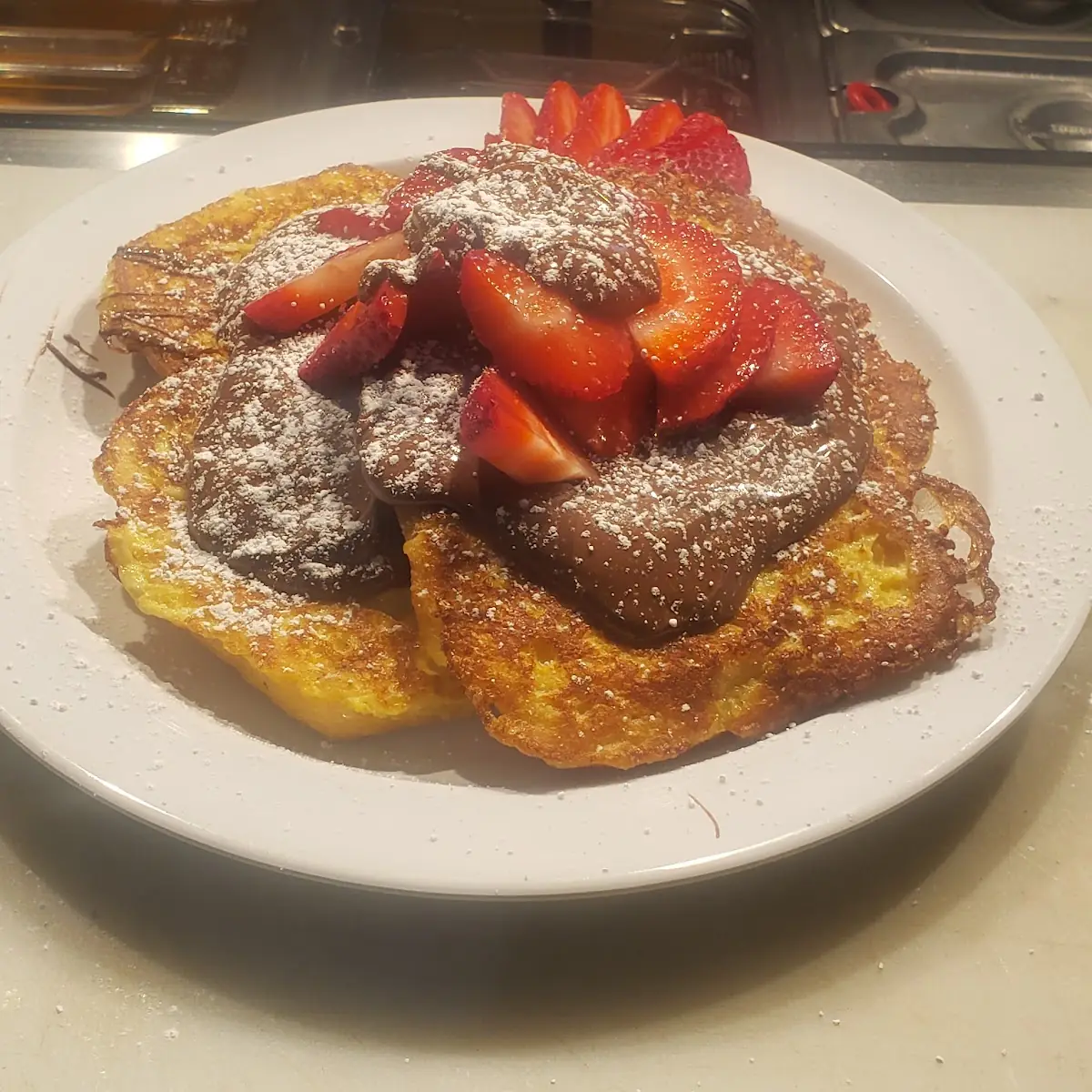 Strawberry Nutella French Toast