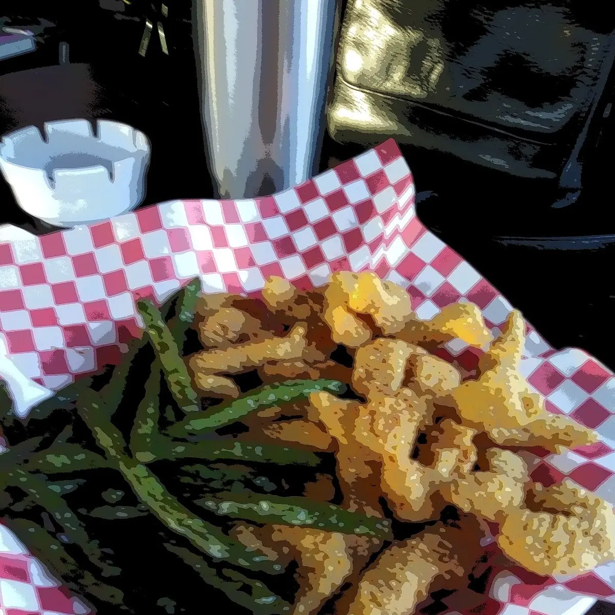 Catfish and Sauteed Green Beans