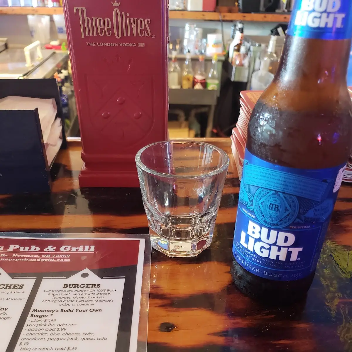 Jameson and Bud Light