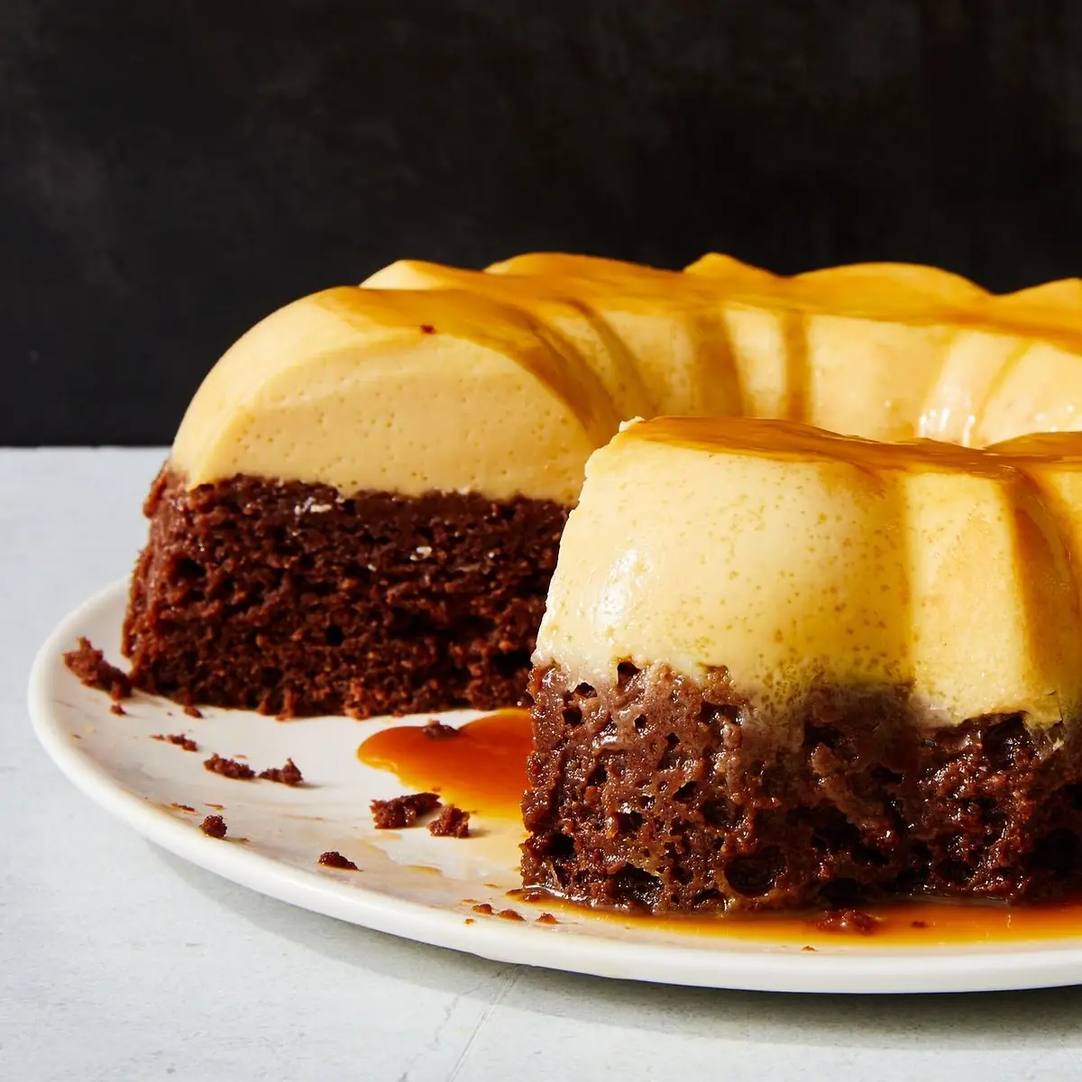 Flan & Cheese Cake
