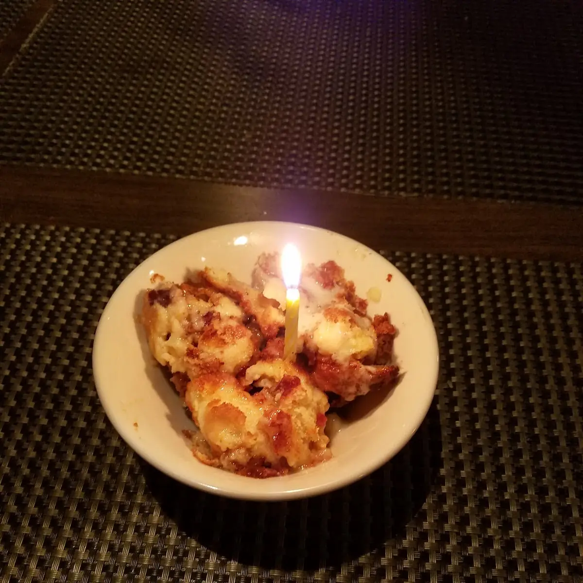White Chocolate Cranberry Bread Pudding
