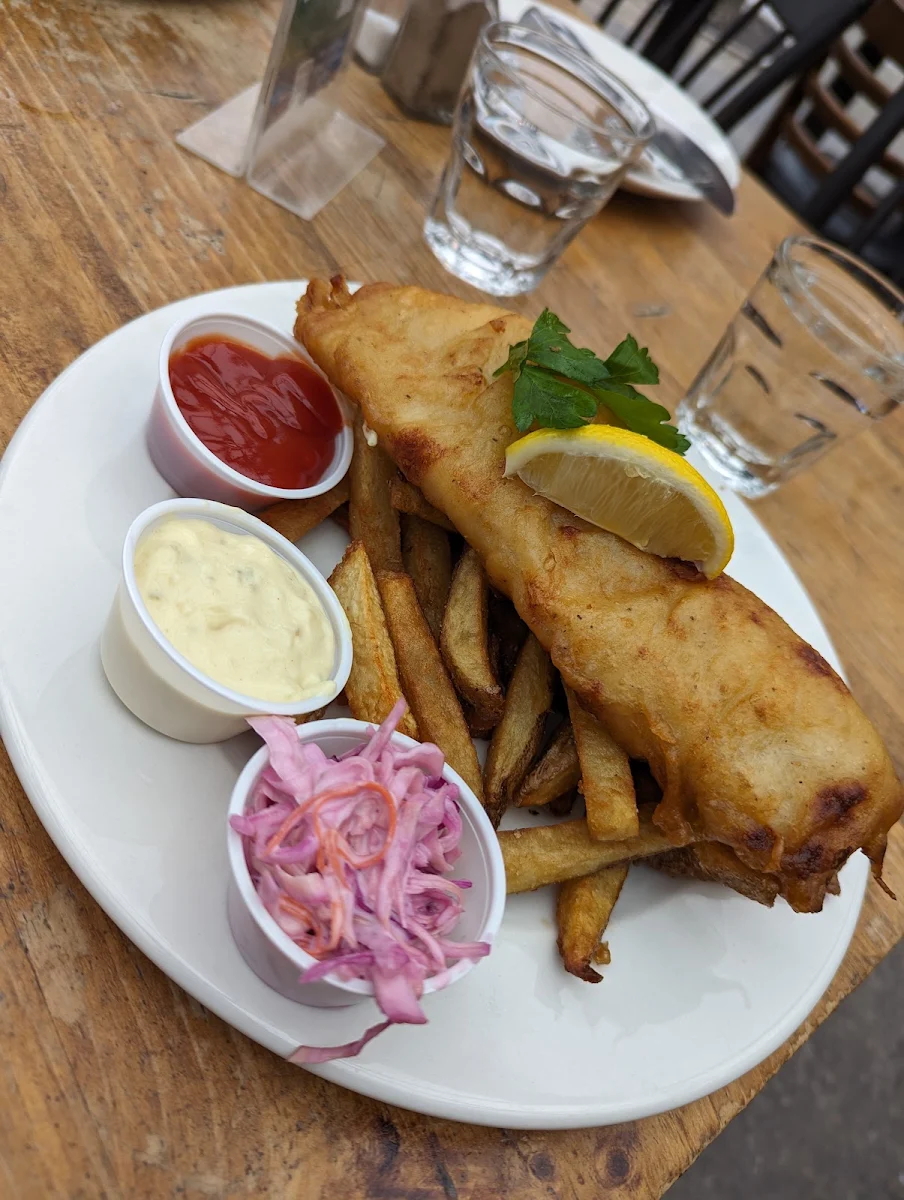 Fish and Chips and Dips, MJ Byrne's Irish Pub