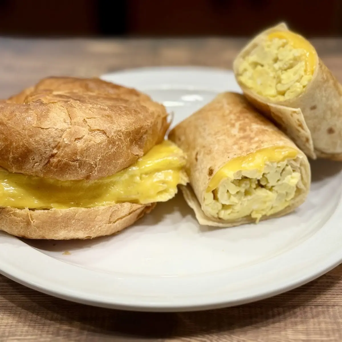 Turkey Sausage Egg and Cheese