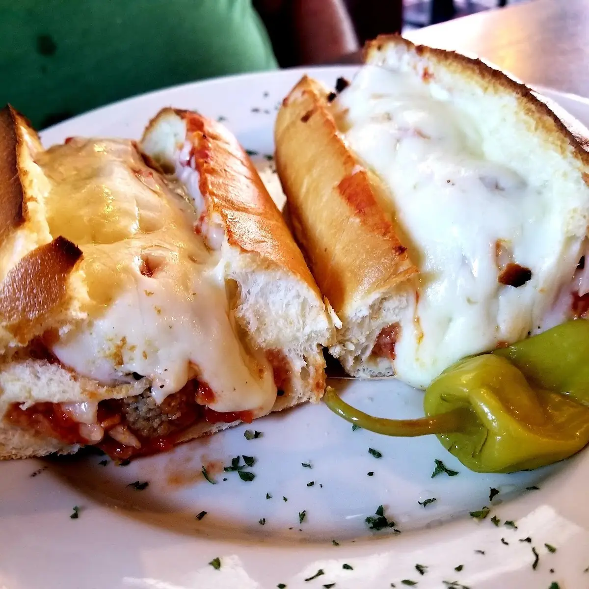 Meatball Parmigiana Sub